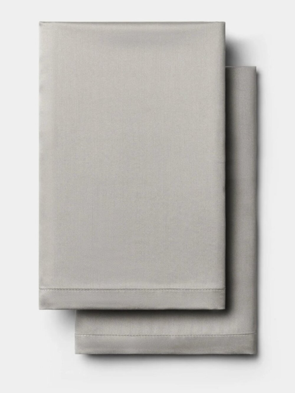 NWT Cozy Earth King Bamboo Pillowcases Set of 2 Light Grey
